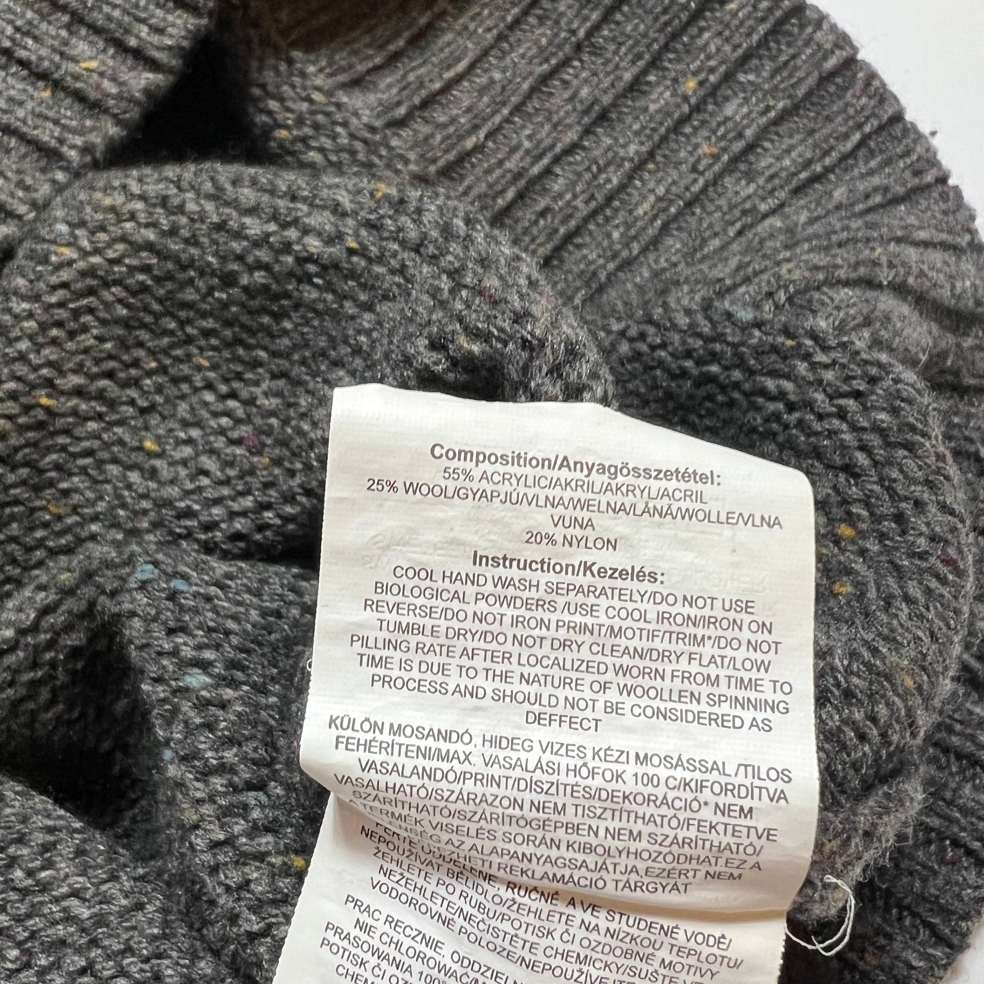Vintage Retro LTD RJ. 1964 Winter Hoodie grau S / M - Cats on Stacks VNTG