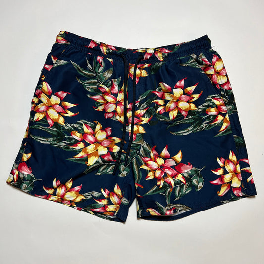 Vintage French Connection Badeshorts Bade Hose blau M - Cats on Stacks VNTG