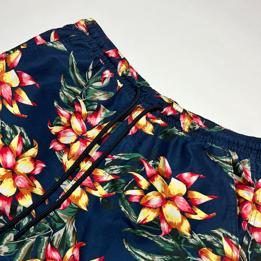 Vintage French Connection Badeshorts Bade Hose blau M - Cats on Stacks VNTG