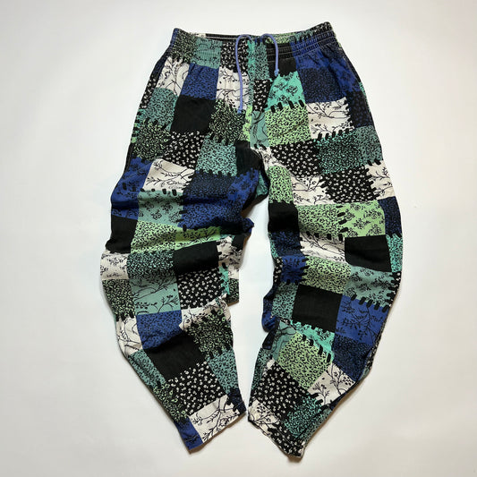 Damen Vintage Threesixty Cargo Pants Flower Hose grün XS / S - Cats on Stacks VNTG