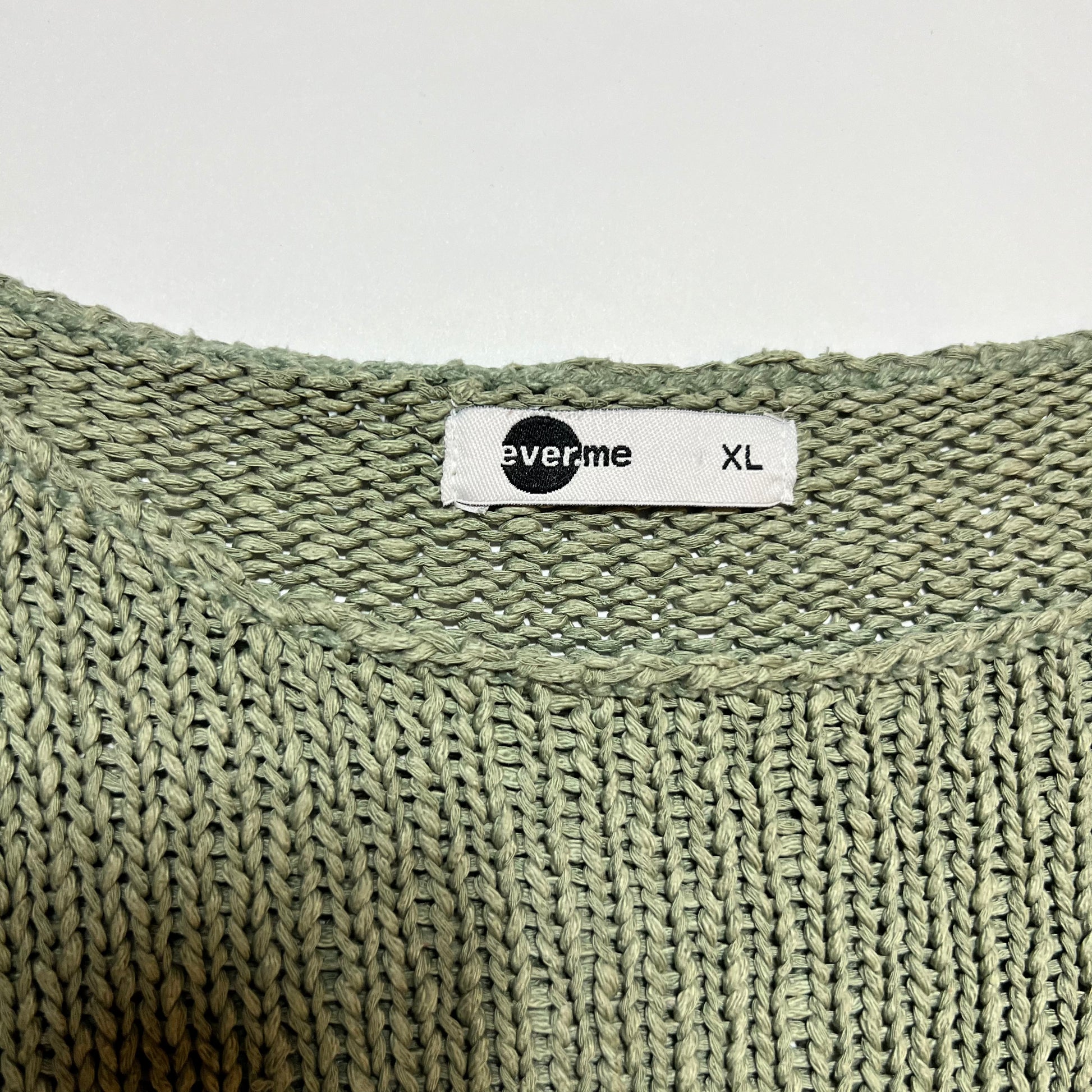 Damen Y2K Everme Strickpullover mintgrün XL - Cats on Stacks VNTG