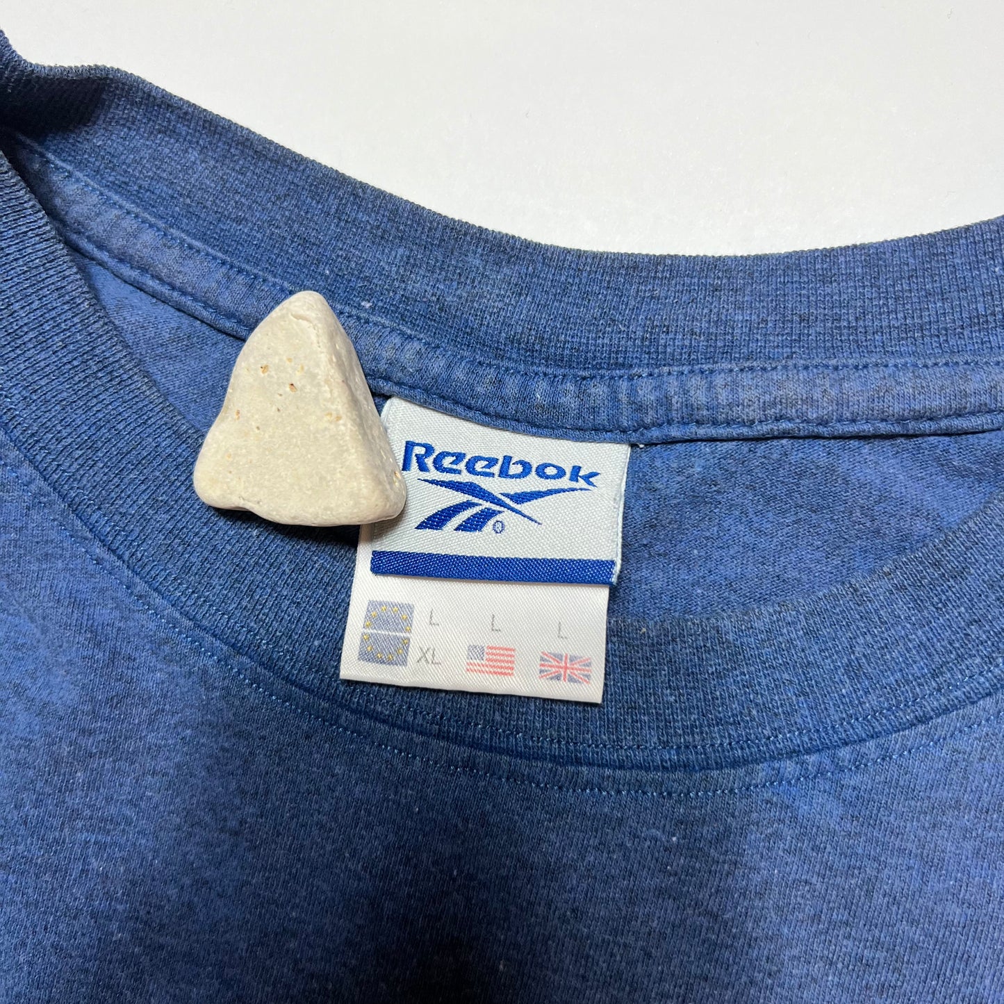 Vintage Reebok x Sparkasse x TV Norden 2000 Y2K T-Shirt blau M / L - Cats on Stacks VNTG