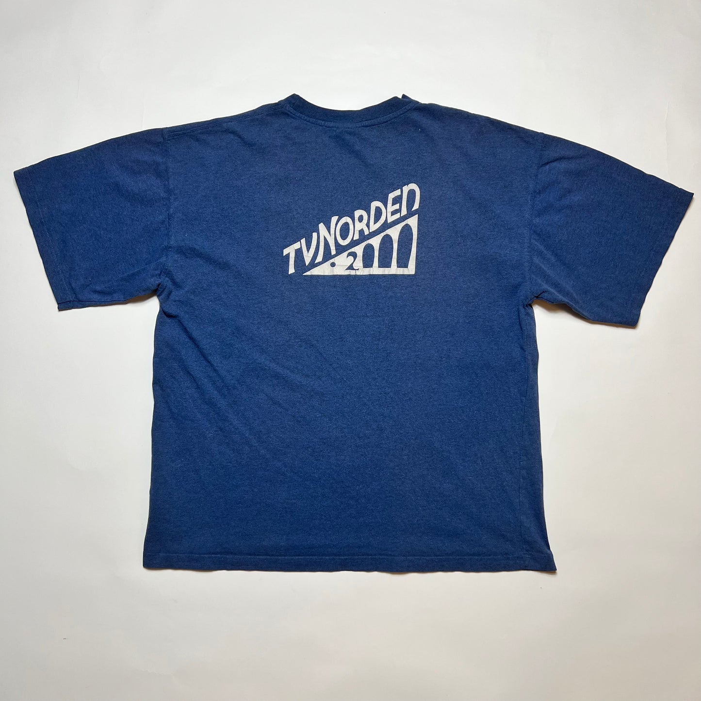 Vintage Reebok x Sparkasse x TV Norden 2000 Y2K T-Shirt blau M / L - Cats on Stacks VNTG