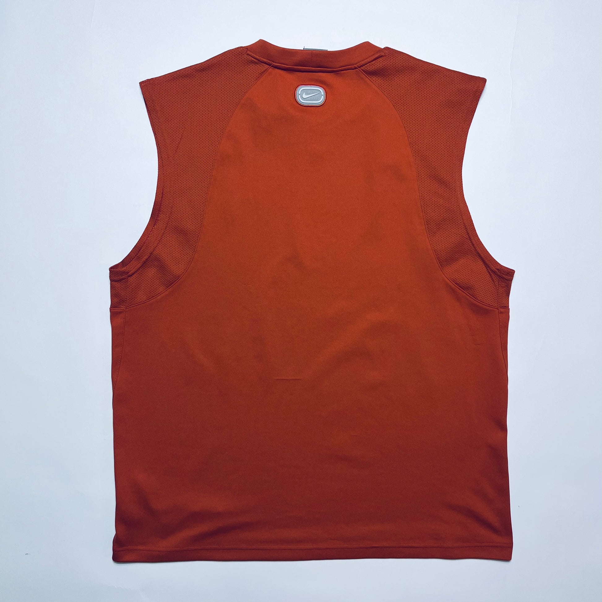 Vintage Nike Mini Swoosh Basketball Jersey Tank Top Shirt orange L - Cats on Stacks VNTG