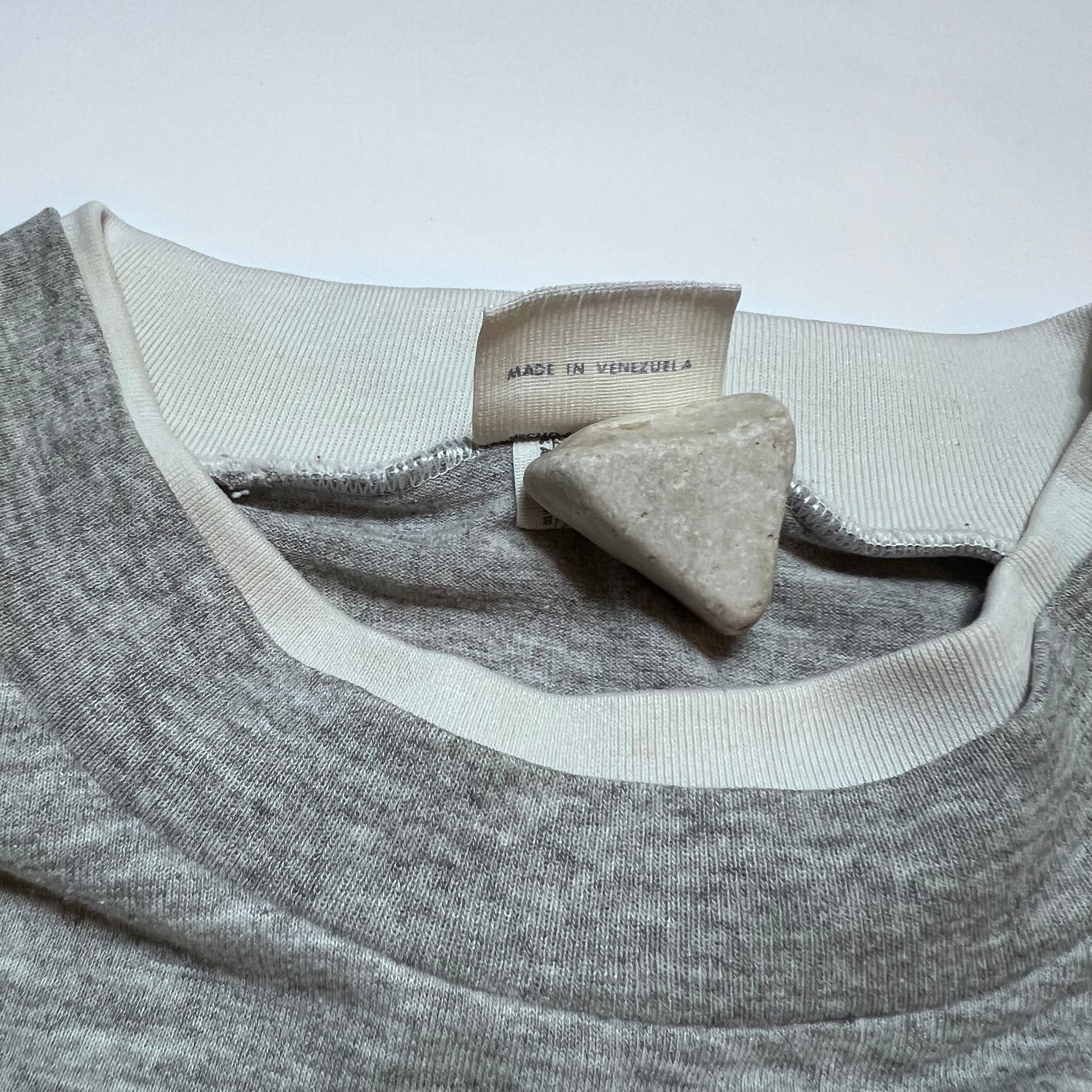 Vintage Polar Bär Double Neck Skate T-Shirt grau M / L - Cats on Stacks VNTG