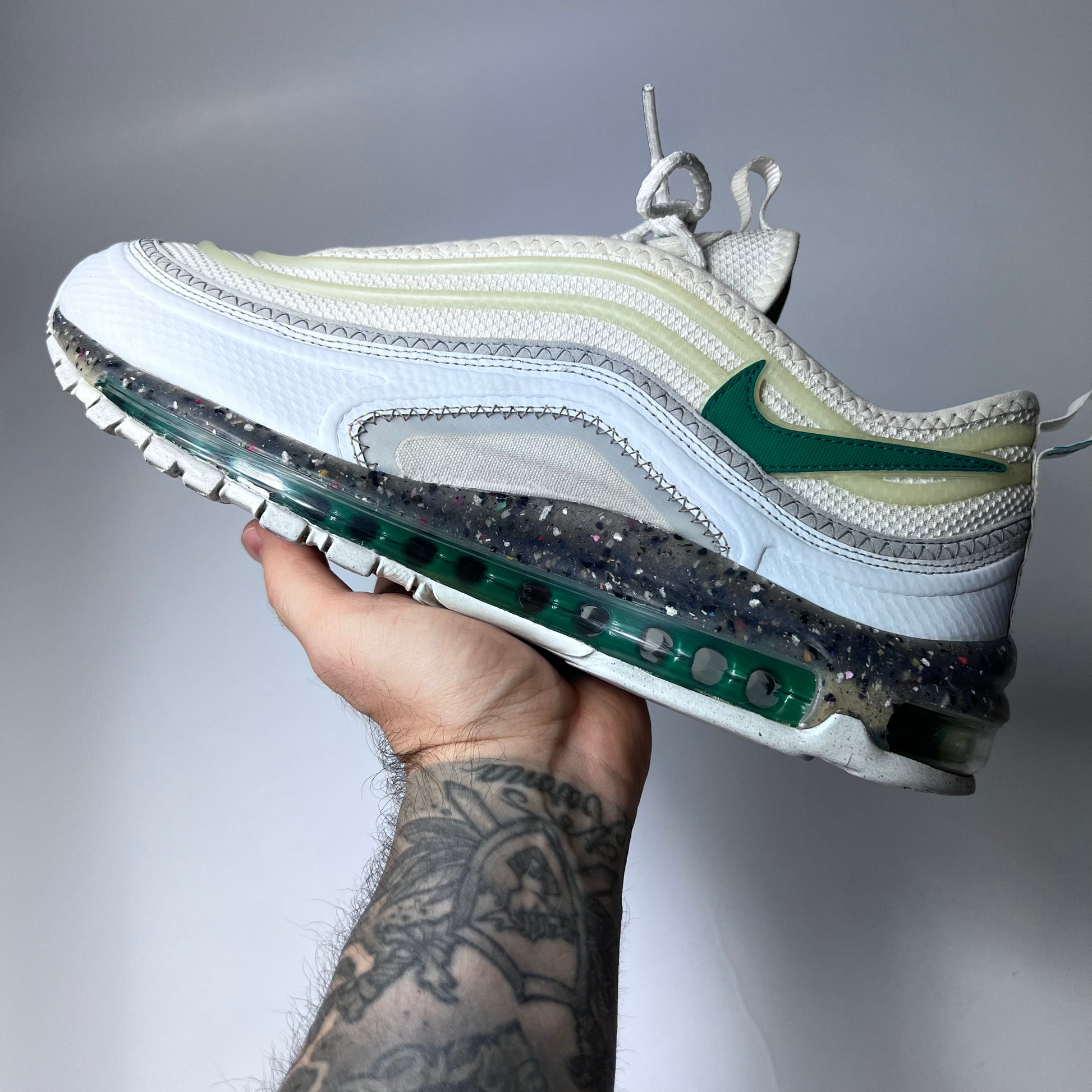 Nike Air Max Terrascape 97 Summit Malachite DQ3976-100 Größe 46 - Cats on Stacks VNTG
