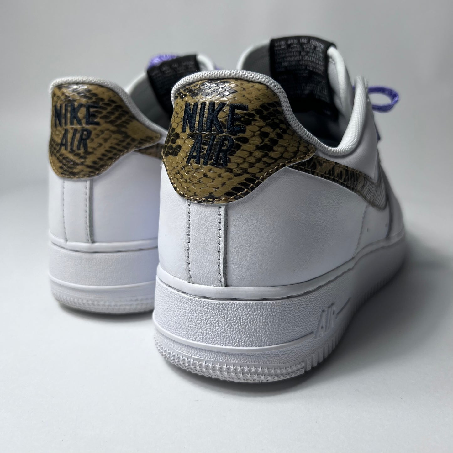 Nike Air Force 1 Low Ivory Snake White AO1635-100 Größe 42,5 - Cats on Stacks VNTG