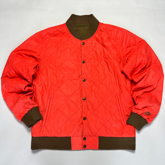 Nike Vintage 2000s Y2K Reversible Collegejacke pink grün M