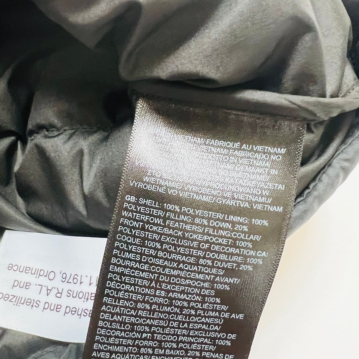 The North Face Aconcagua 2 550 Daunenweste schwarz M