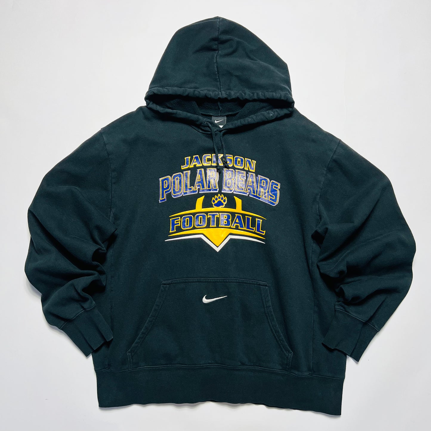 Nike Football Vintage 2000s Y2K Jackson Polar Bears Hoodie grau L / XL