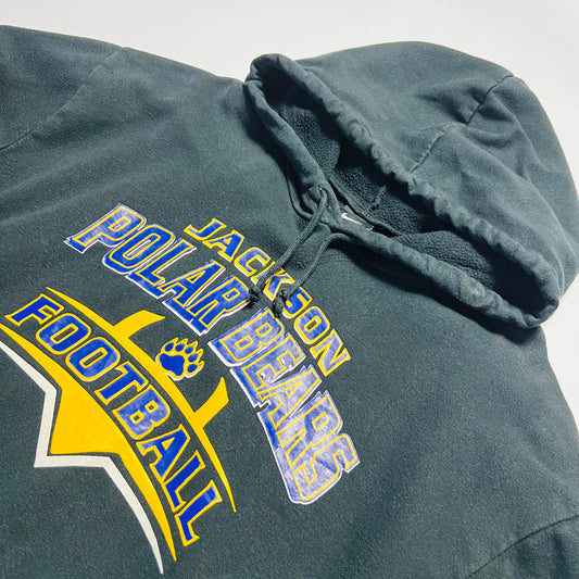 Nike Football Vintage 2000s Y2K Jackson Polar Bears Hoodie grau L / XL