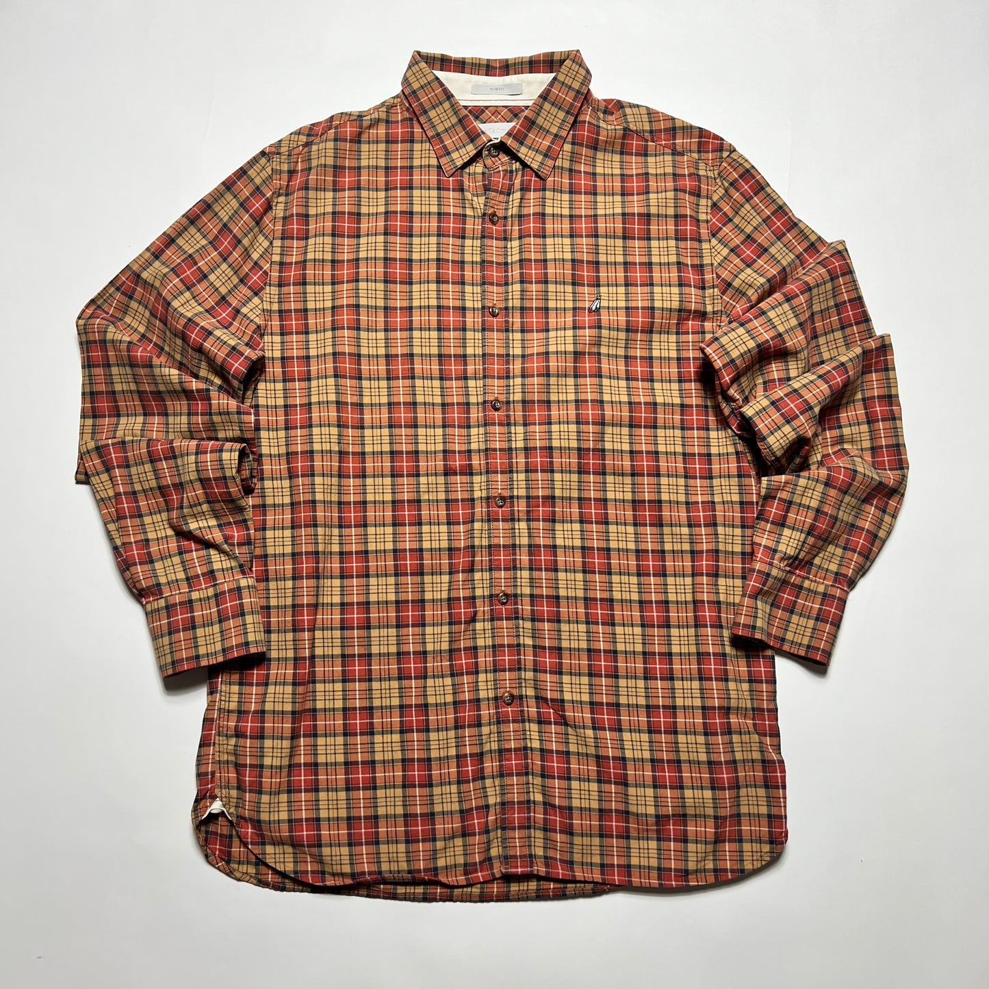 Peak Performance Luke FL Slim Fit Hemd braun gelb M / L