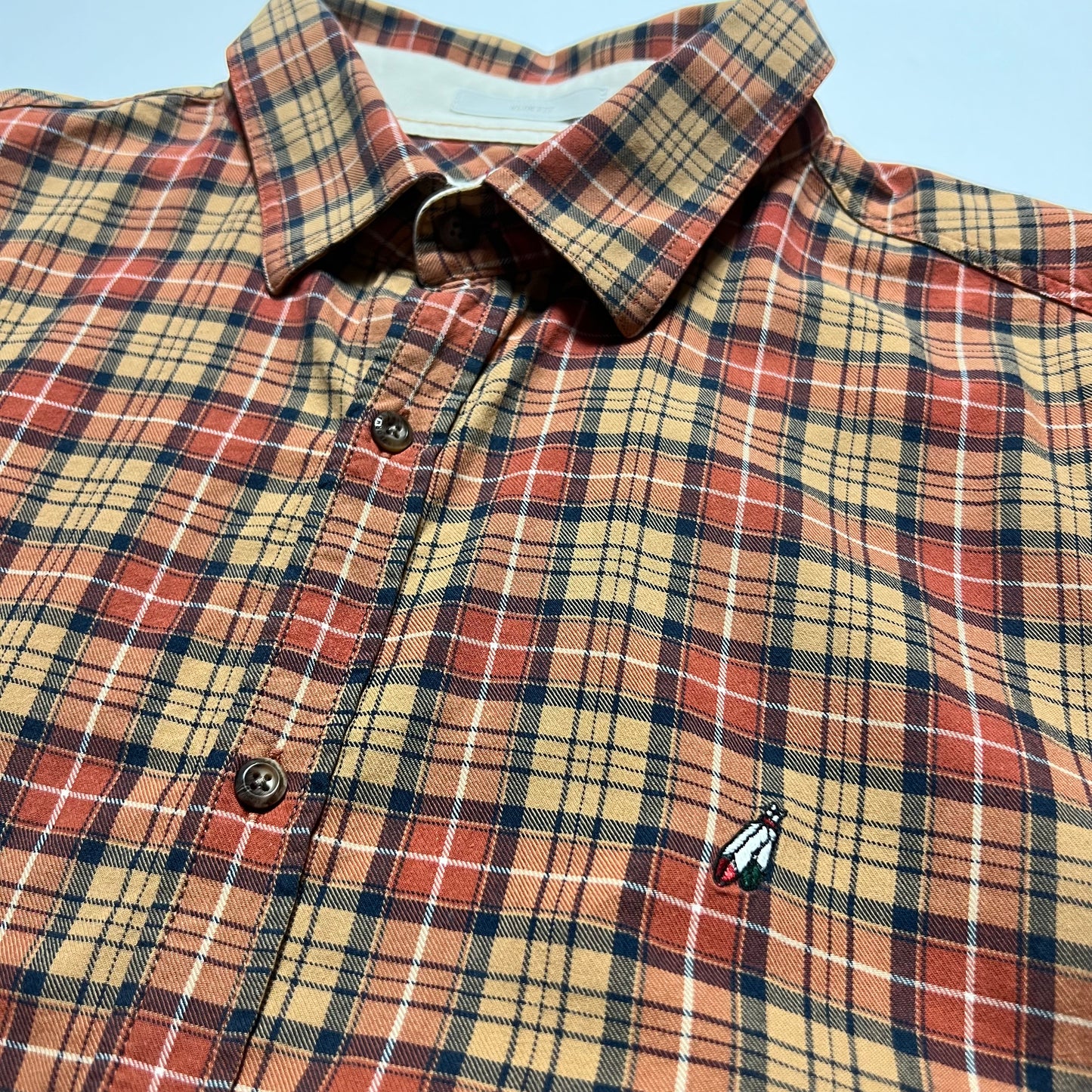 Peak Performance Luke FL Slim Fit Hemd braun gelb M / L