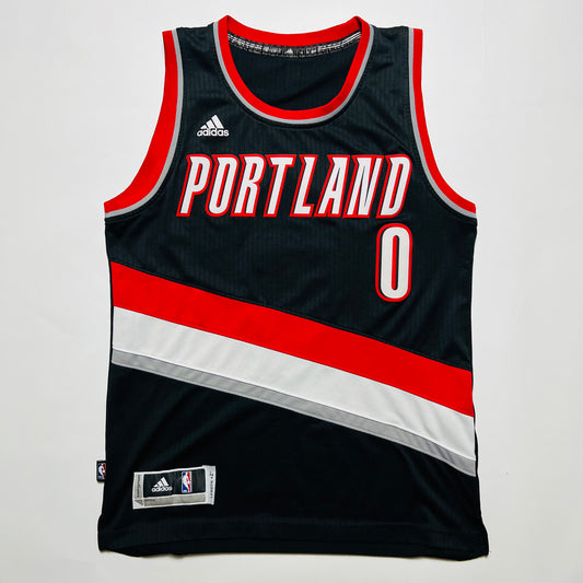 Adidas NBA Retro Jersey Portland Trail Blazers Lillard schwarz S