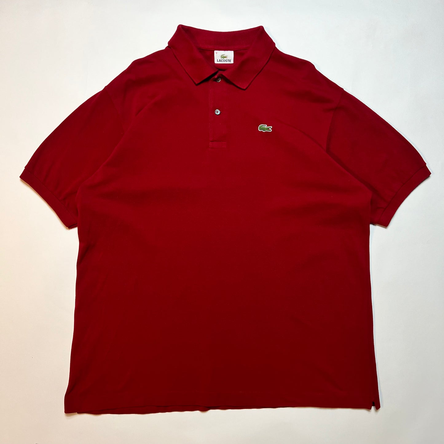Lacoste Vintage 90s Polo Shirt rot XL / XXL