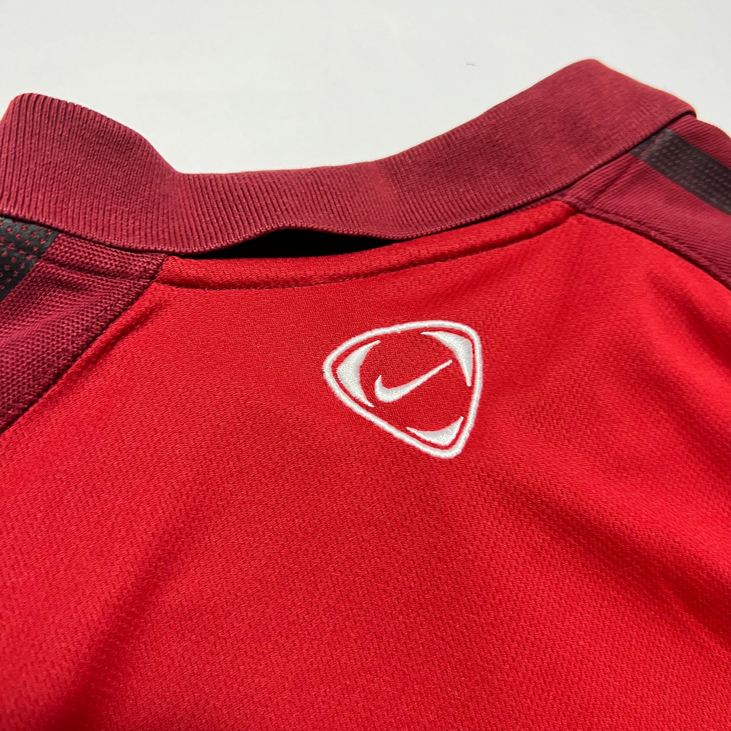 Nike Dri-Fit Vintage 90s Polo Shirt rot M / L