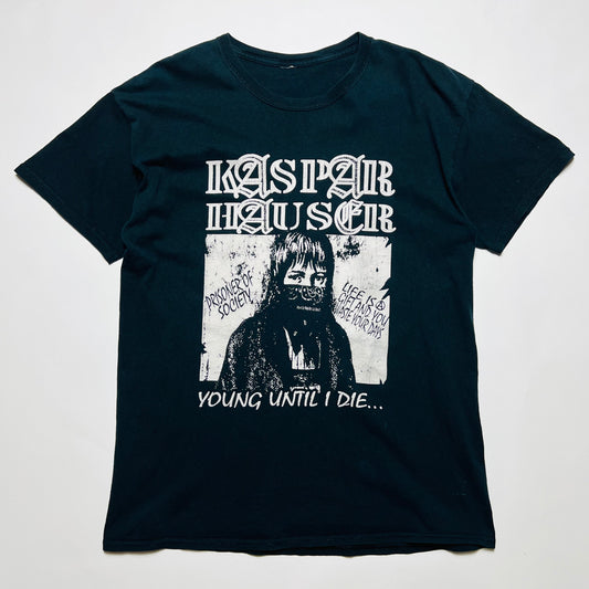 Kaspar Hauser Vintage 2000s Y2K Punk T-Shirt schwarz L