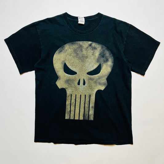 The Punisher Marvel 2008 Skull Logo Vintage T-Shirt schwarz M