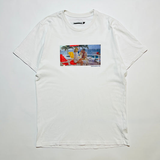 Distressed Clothing Tony Montana Scarface T-Shirt weiß L