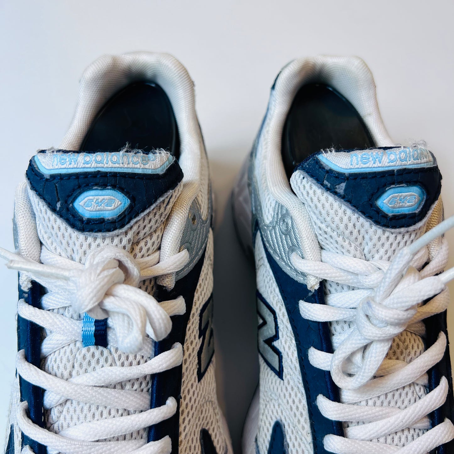 New Balance 642 Vintage Navy Silver W642WC Größe 40,5 - Cats on Stacks VNTG