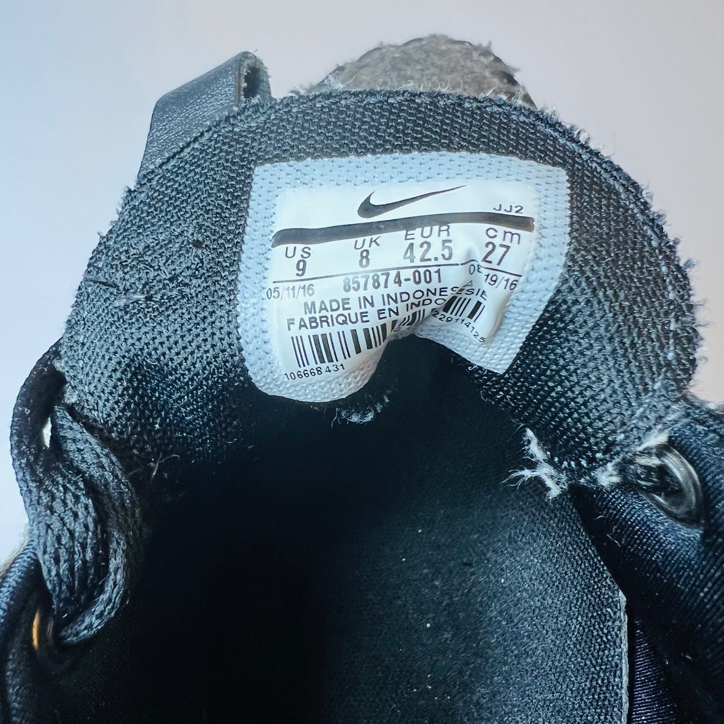 Nike Air Footscape Woven Chukka "Ivory" 857874-001 Größe 42,5