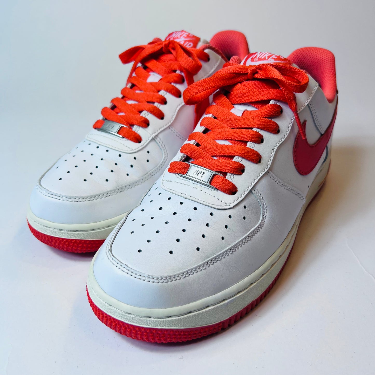 Nike Air Force 1 "White & Orange" 488298-145 Größe 42