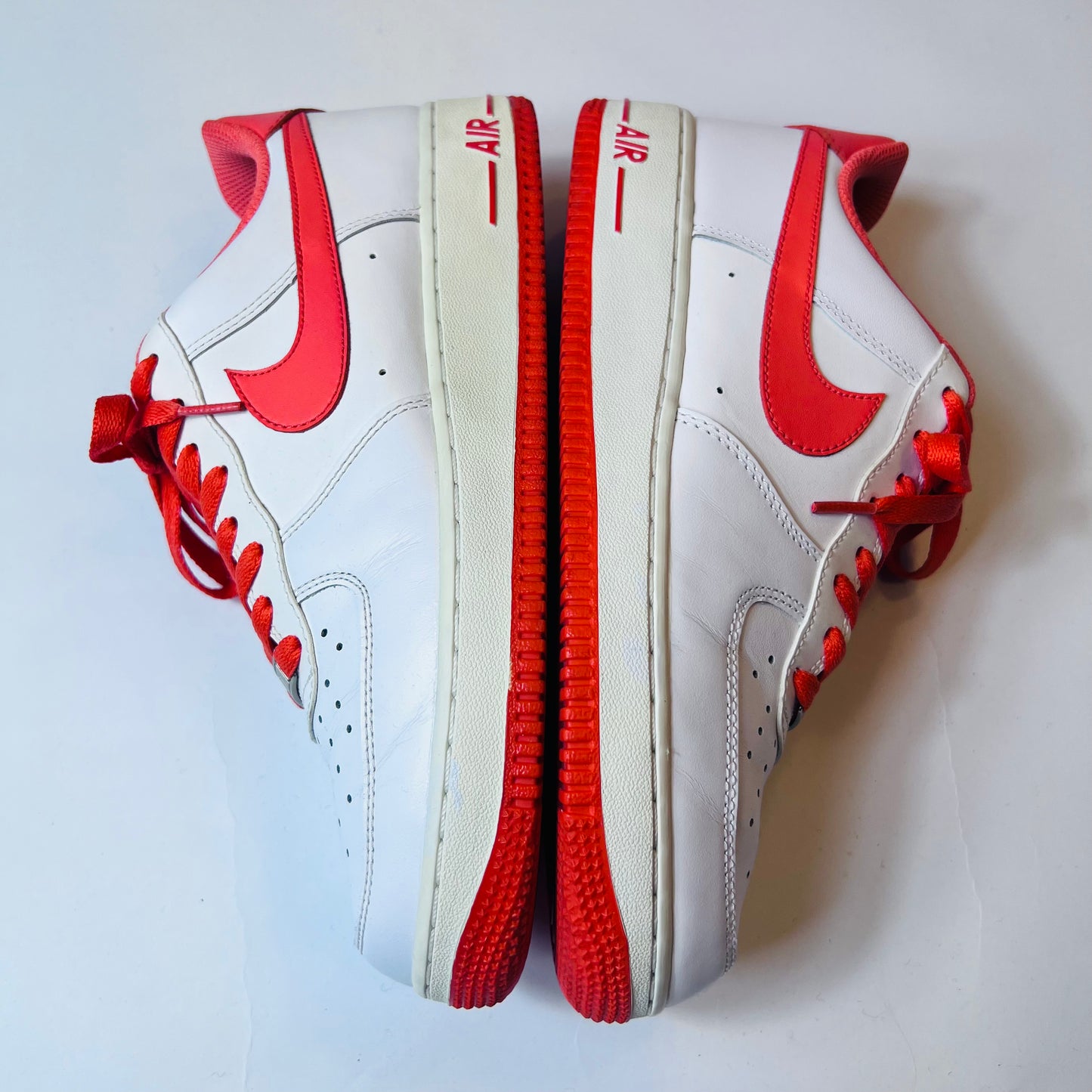 Nike Air Force 1 "White & Orange" 488298-145 Größe 42