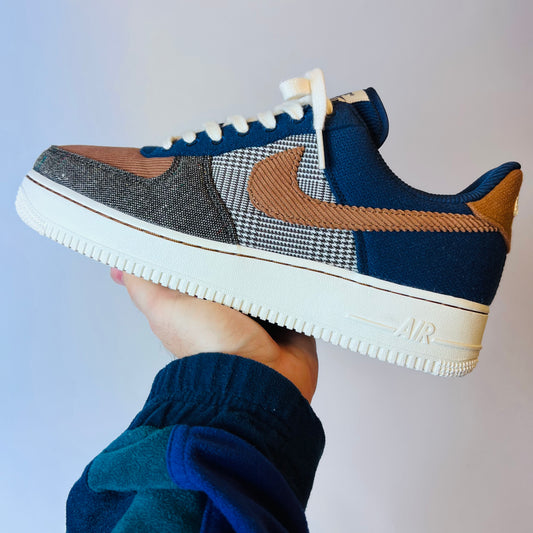 Nike Air Force 1 Premium "Tweed Corduroy" FQ8744-410 Größe 42,5