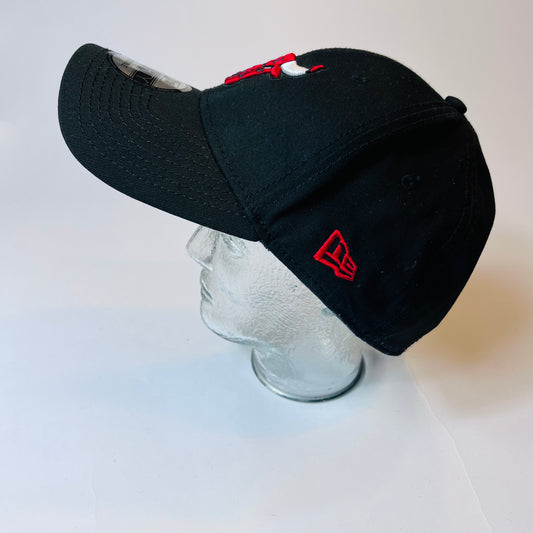 New Era x Chicago Bulls NBA 9Forty Cap Schwarz Strapback - Cats on Stacks VNTG