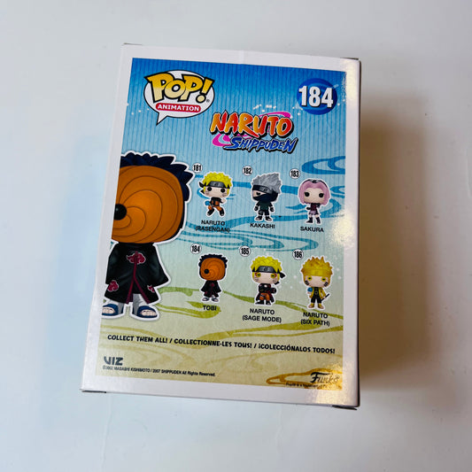 Funko Pop! Naruto Shippuden "Tobi" 184 Anime Figur - Cats on Stacks VNTG