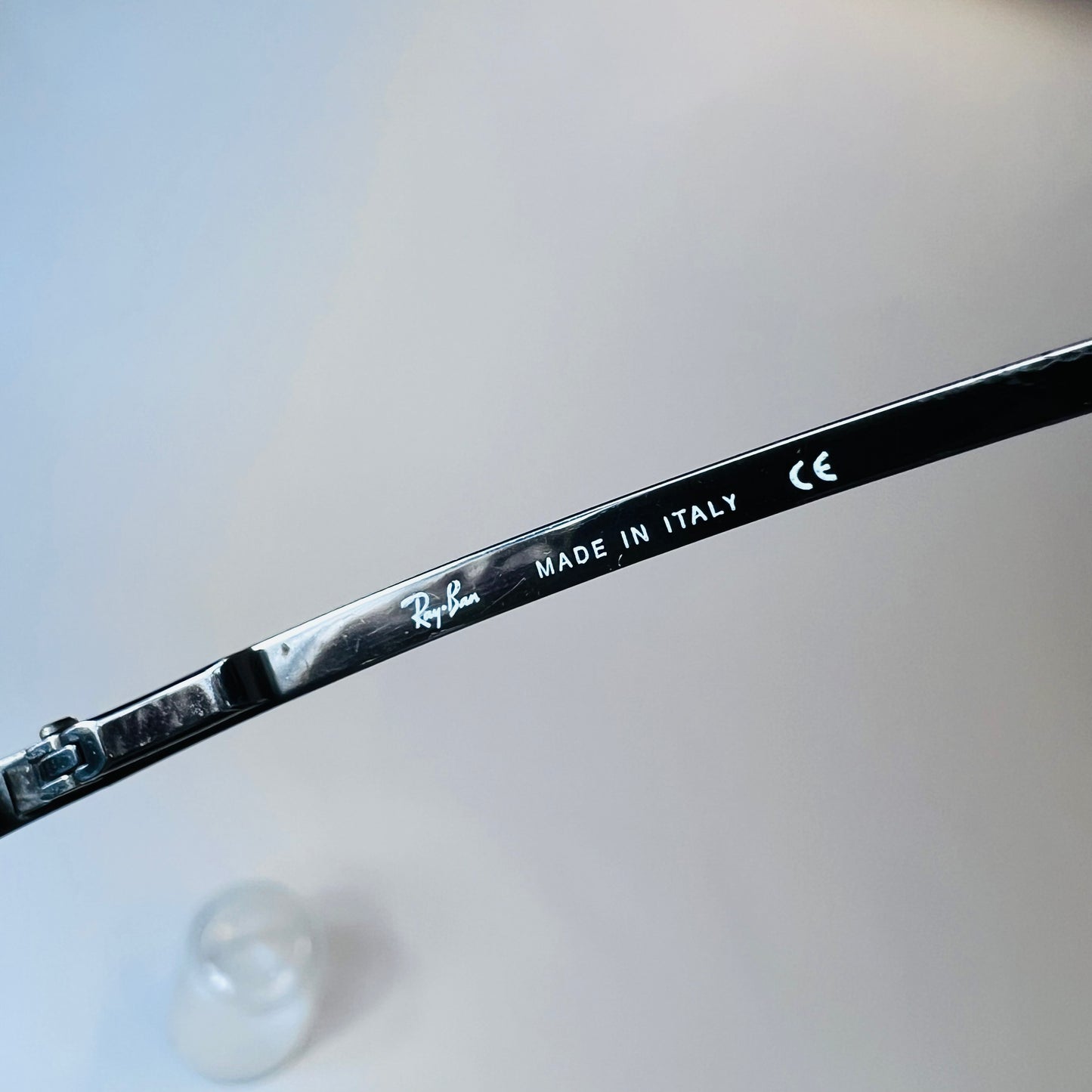 Ray Ban RB3169 Curve Vintage Sonnenbrille Silber Grün Olympia Predator - Cats on Stacks VNTG