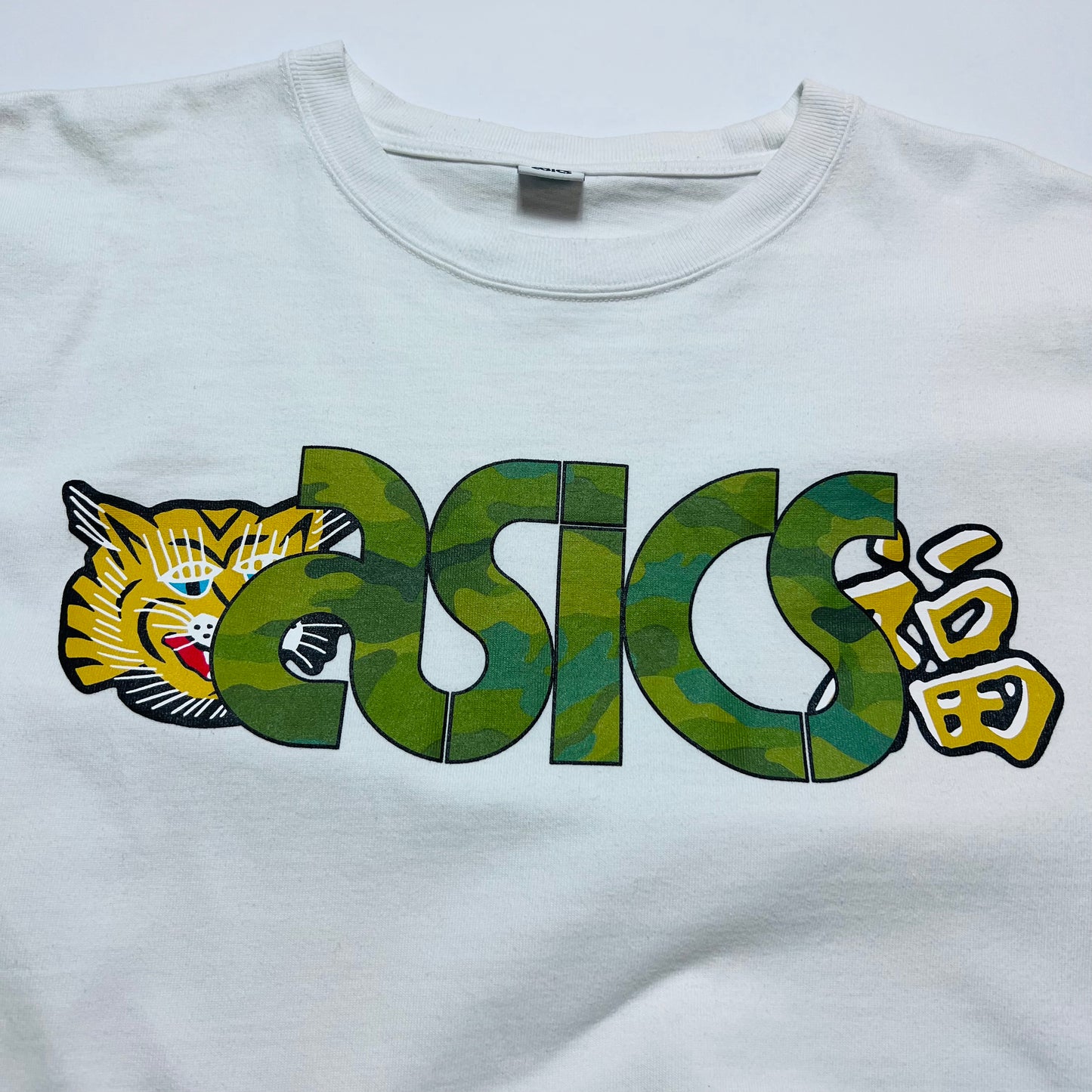 ASICS x BEAMS x Mita Sneakers "Souvenir Jacket" T-Shirt weiß M / L