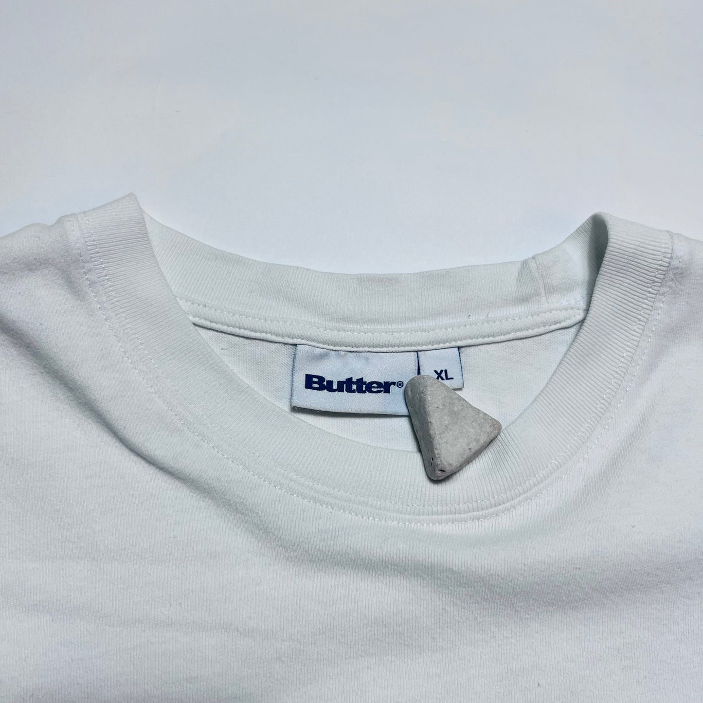 Butter Goods Stone Flower Retro T-Shirt weiß XL - Cats on Stacks VNTG