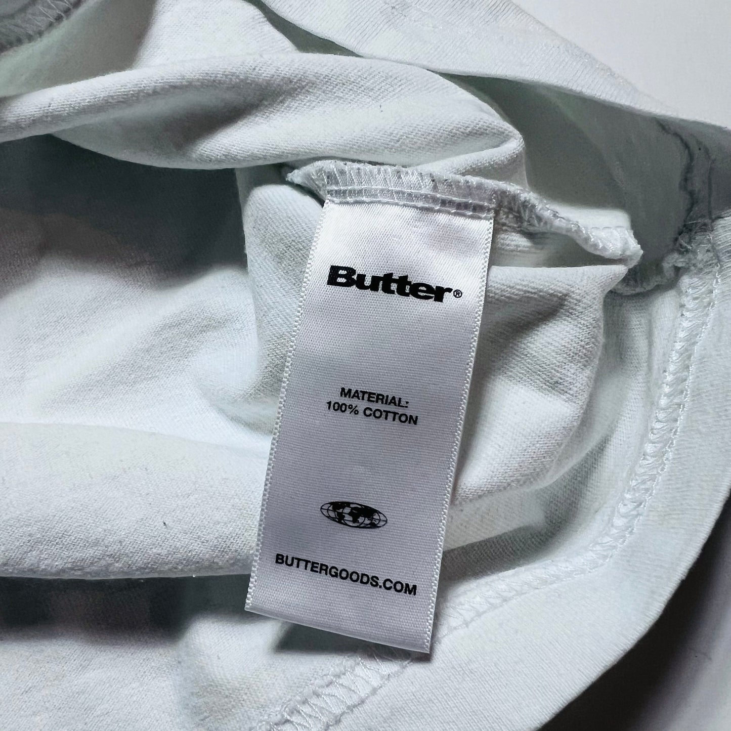 Butter Goods Stone Flower Retro T-Shirt weiß XL - Cats on Stacks VNTG