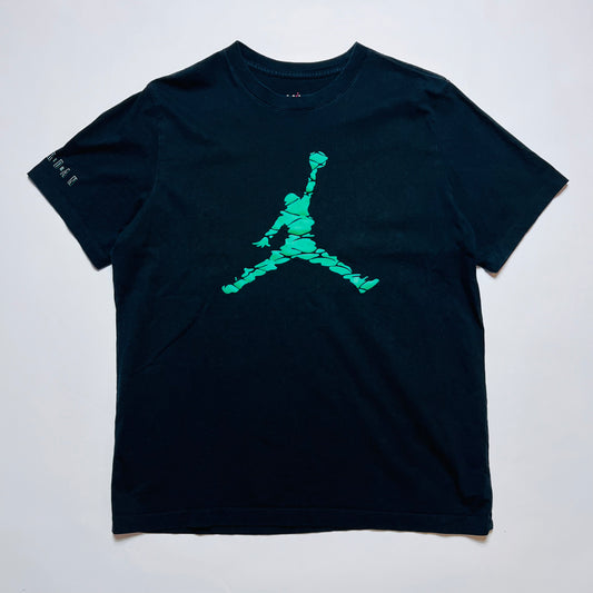 Air Jordan "Green Jumpman" Retro T-Shirt schwarz L / XL