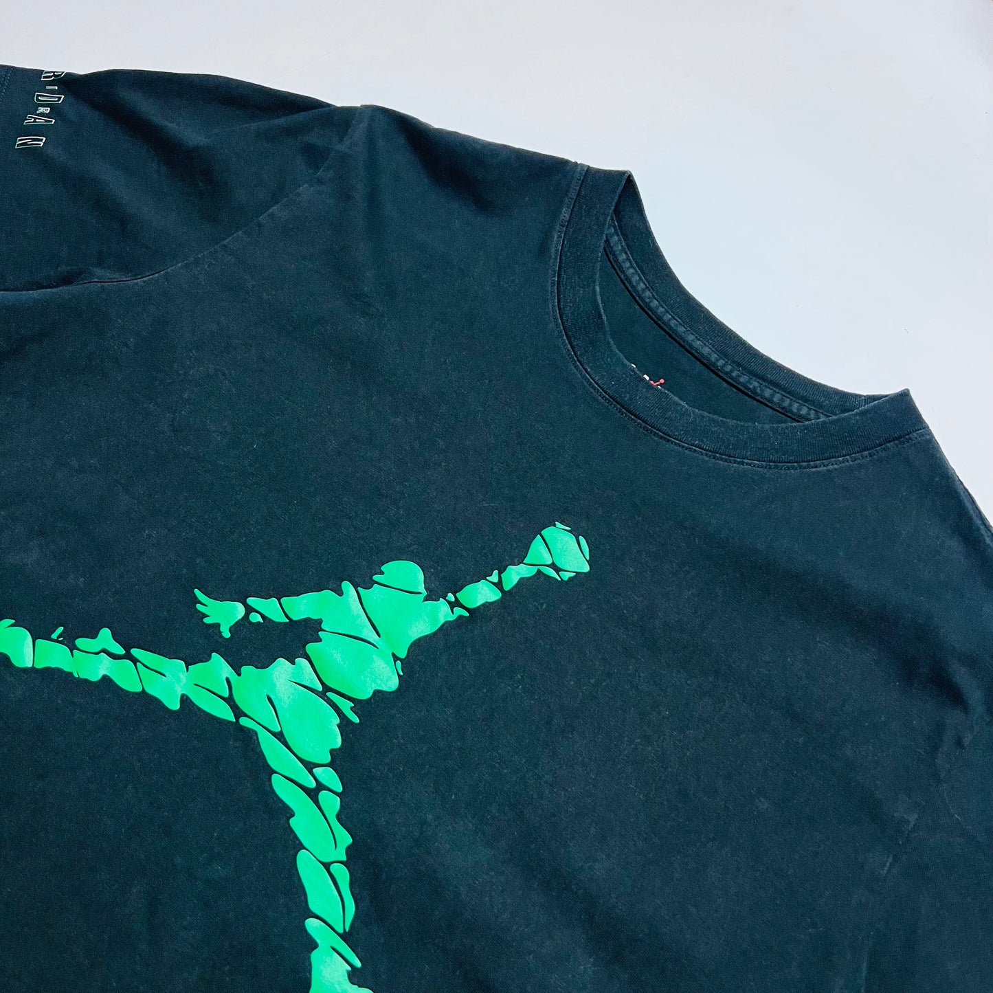 Air Jordan "Green Jumpman" Retro T-Shirt schwarz L / XL