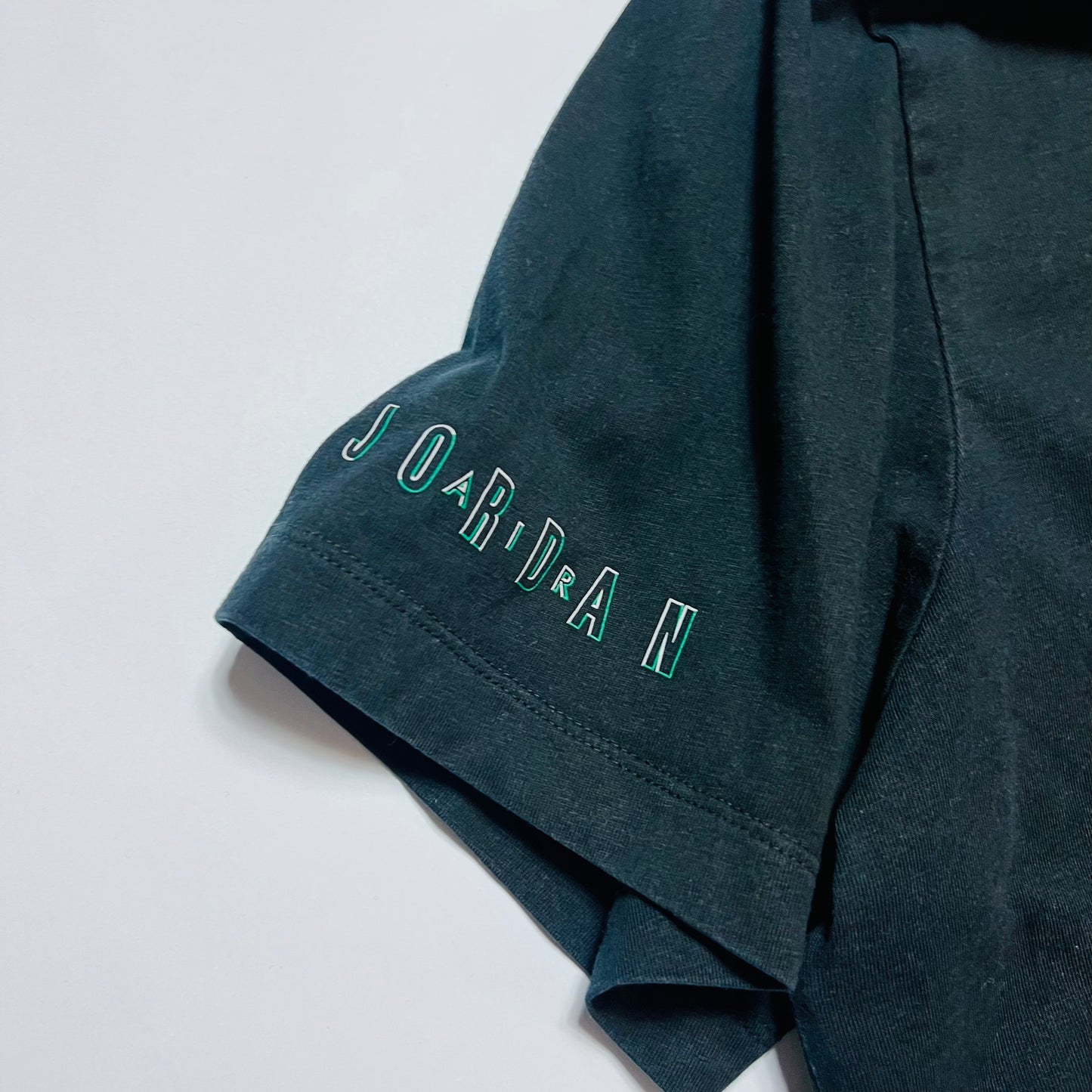 Air Jordan "Green Jumpman" Retro T-Shirt schwarz L / XL