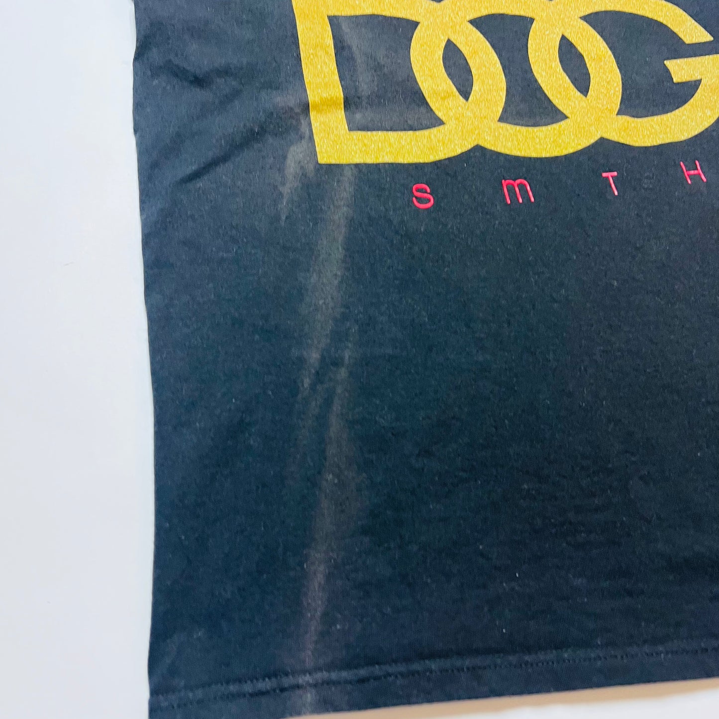 Rock Smith Vintage 2000s Y2K "Slum Dog" T-Shirt schwarz M / L