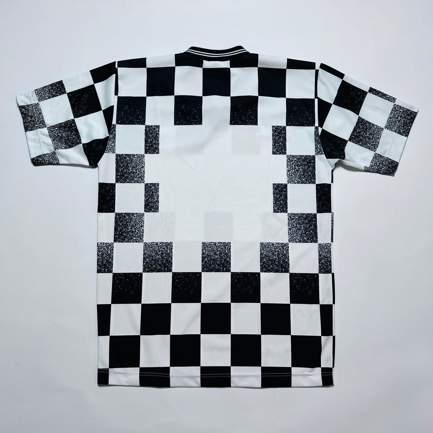 Diadora Vintage 90s Football Trikot T-Shirt schwarz weiß M / L