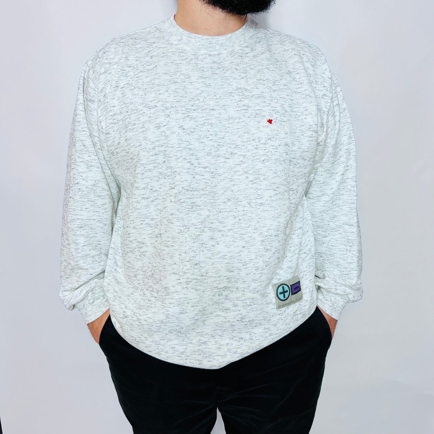 Chiemsee Windsurfing Vintage 90s Crewneck Pullover grau L / XL