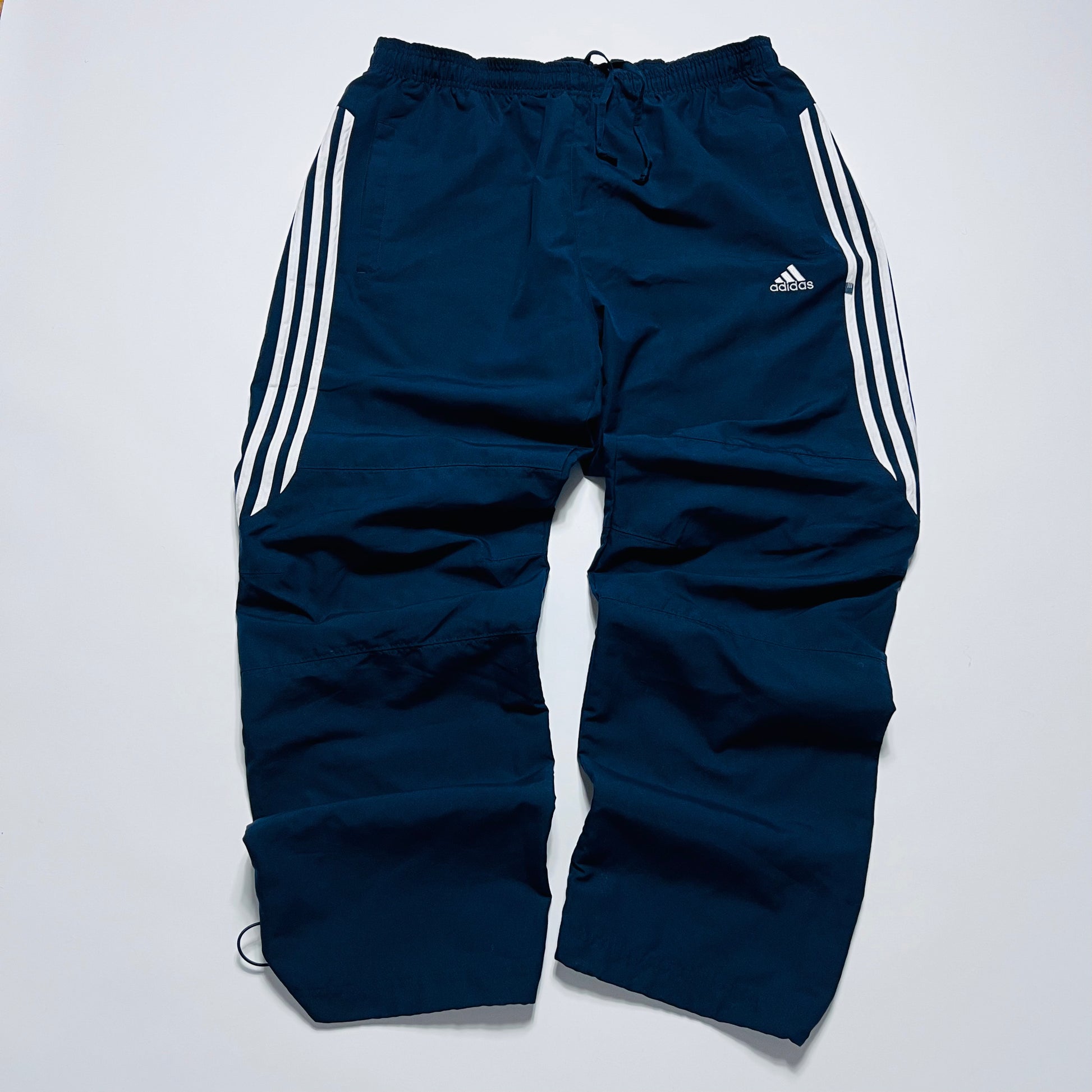 Adidas Vintage 2000s Y2K Track Pants blau XL / XXL - Cats on Stacks VNTG