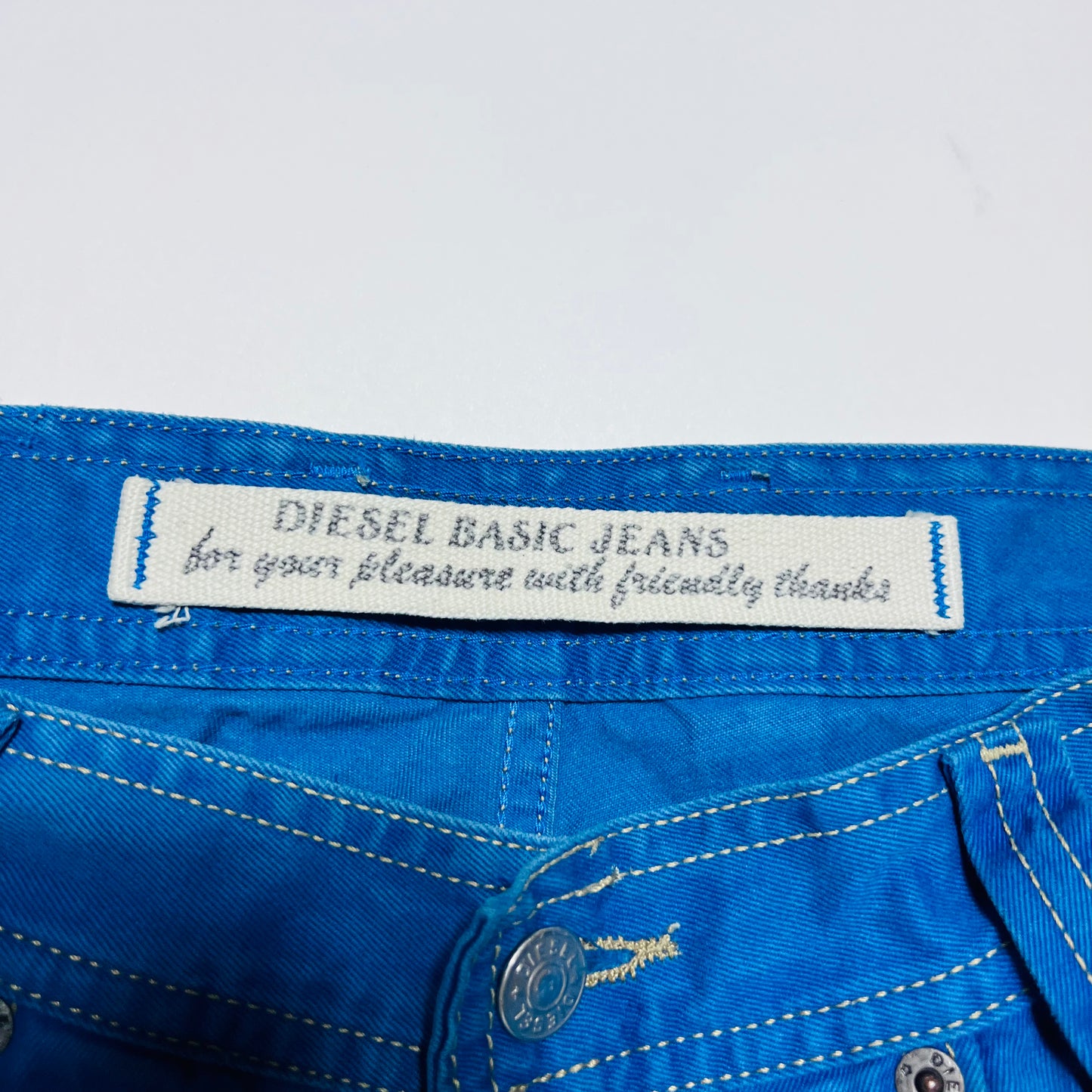 Diesel Saddle Jeans Vintage 90s Denim Hose blau 33/30