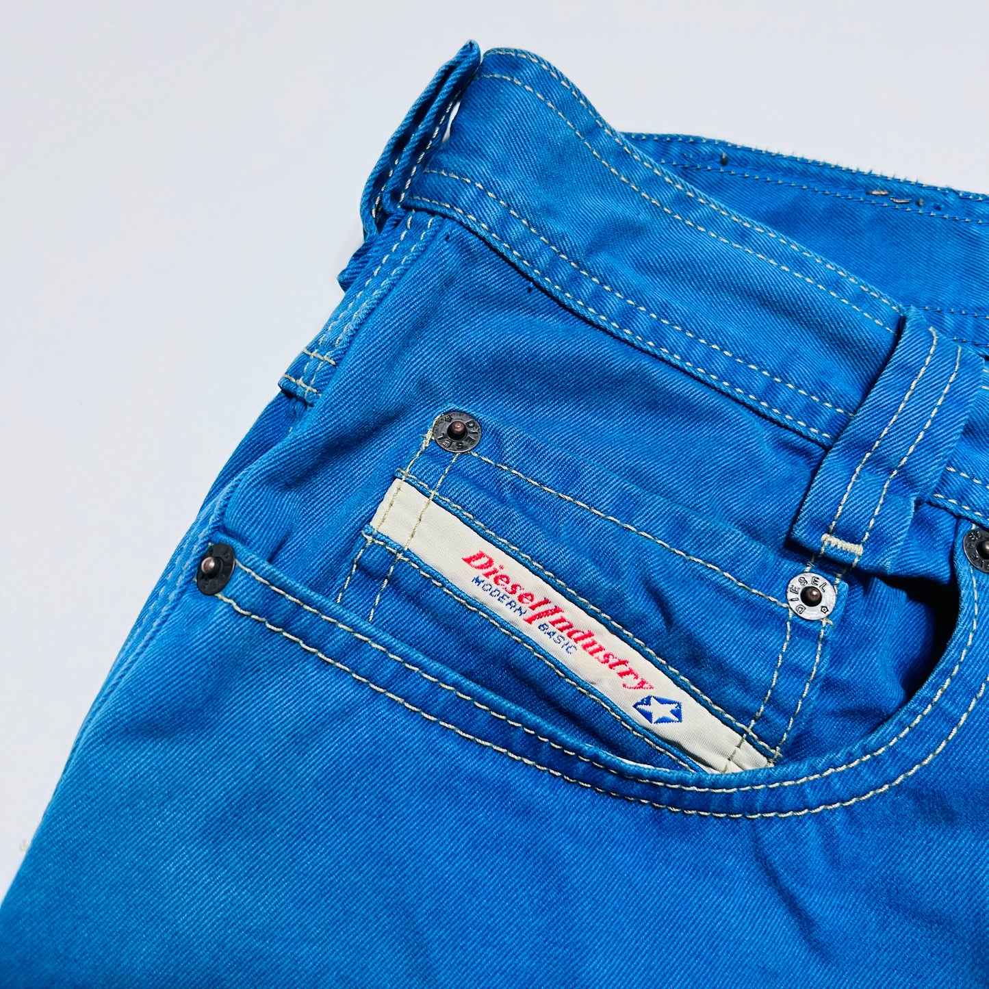 Diesel Saddle Jeans Vintage 90s Denim Hose blau 33/30