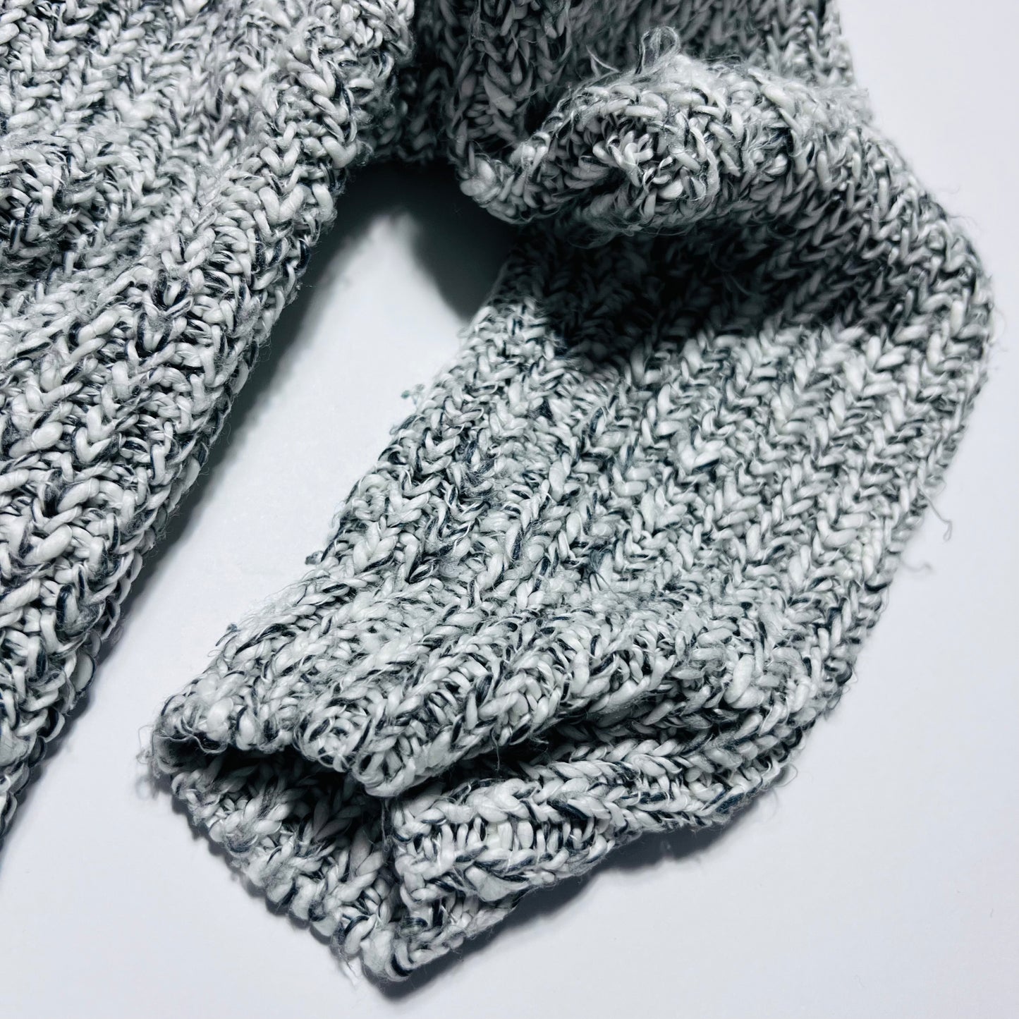 Damen Clockhouse Vintage 90s Strickpullover grau L / XL - Cats on Stacks VNTG