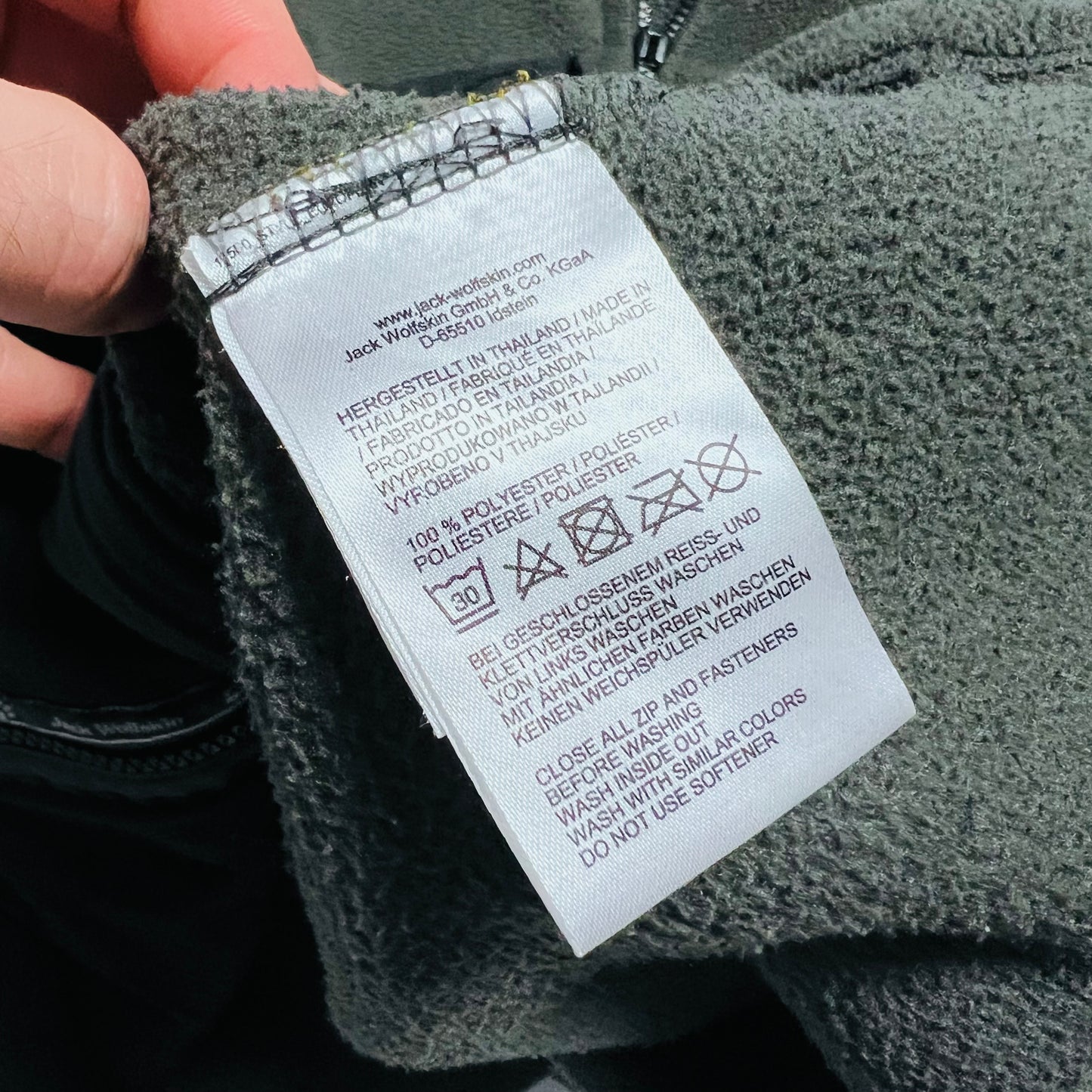 Jack Wolfskin Vintage 90s Outdoor Fleece Jacke grau XL / XXL - Cats on Stacks VNTG