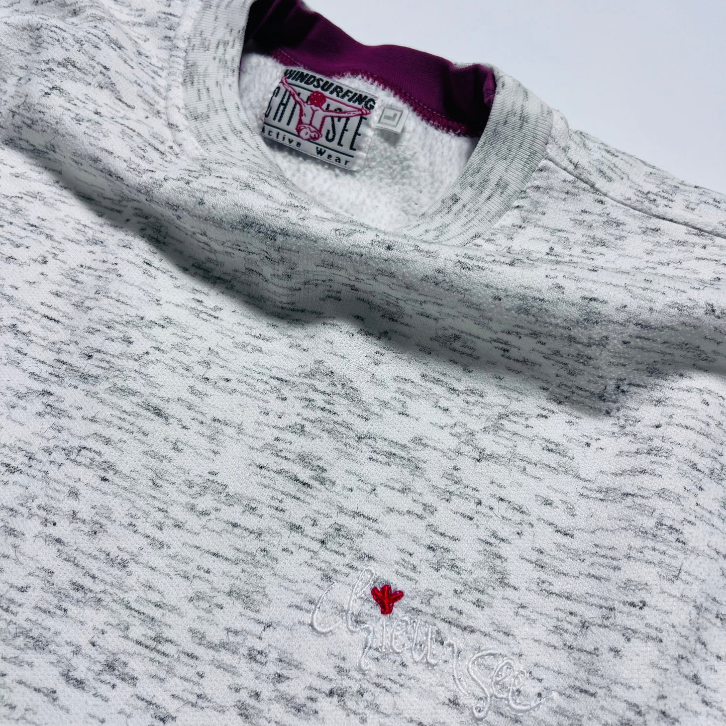 Chiemsee Windsurfing Vintage 90s Crewneck Pullover grau L / XL