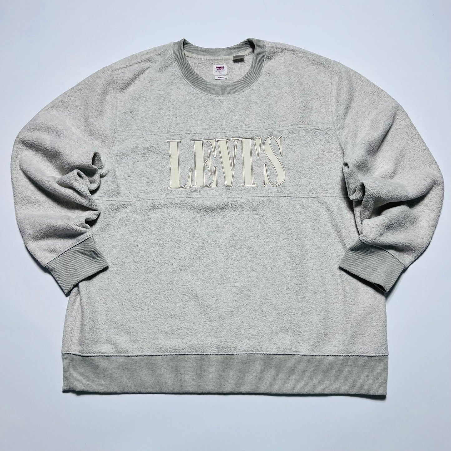 Levis Frottee Crewneck Pullover cremeweiß XL / XXL