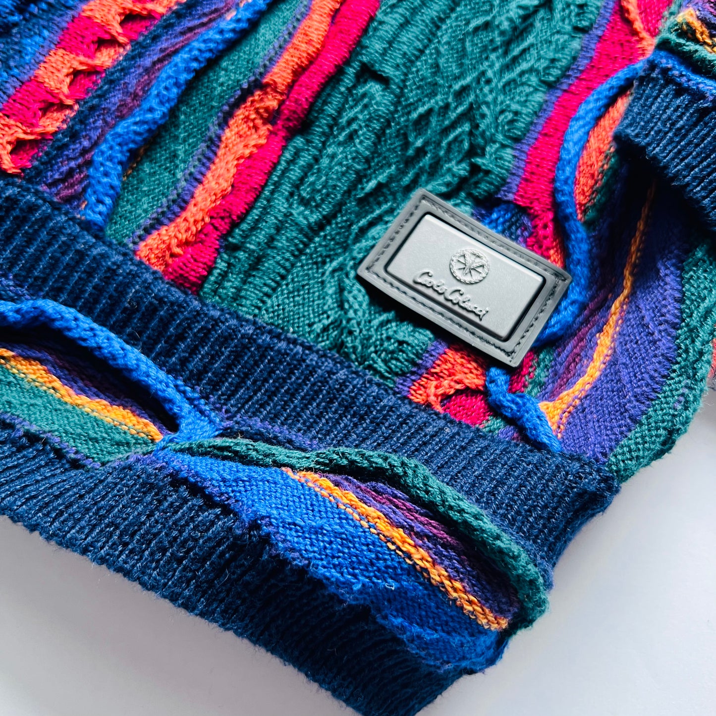 Carlo Colucci 'De Prezzo' Crewneck Strickpullover bunt M / L