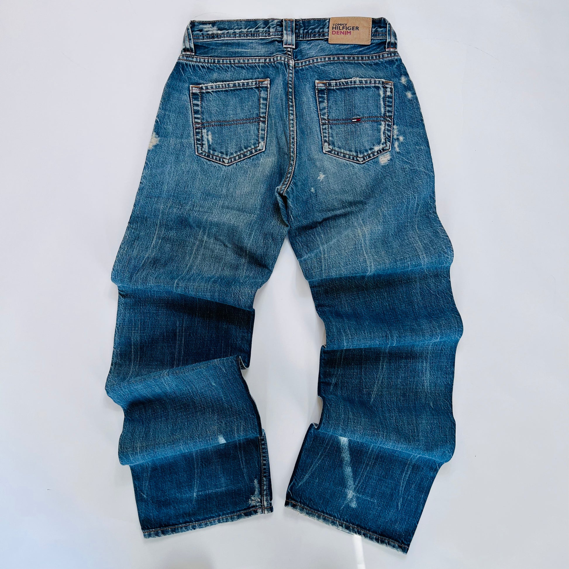 Tommy Hilfiger Wyatt Pants Vintage 2000s Y2K Jeans blau 28/32 - Cats on Stacks VNTG