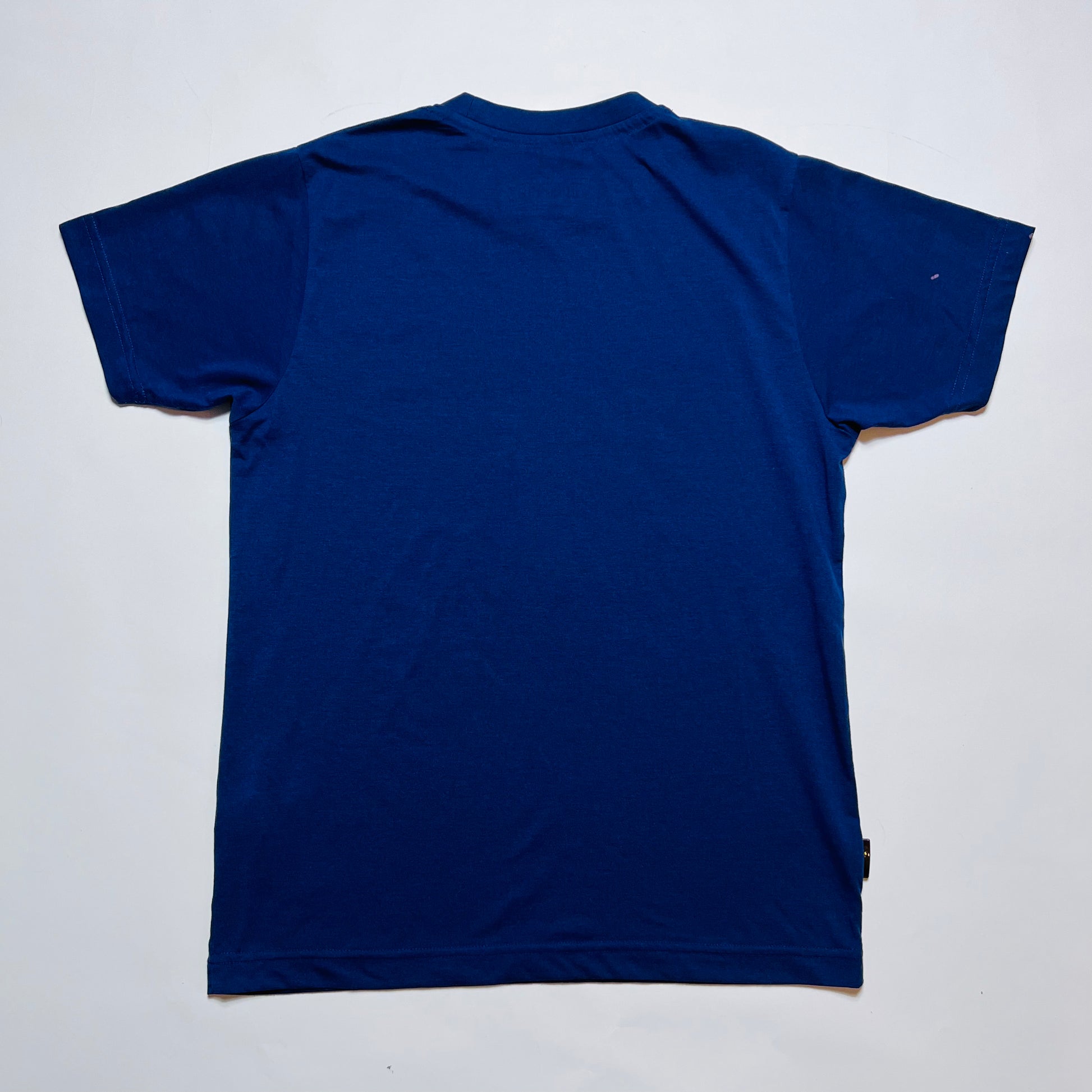 Sourkrauts Racing Flag Retro T-Shirt blau S / M - Cats on Stacks VNTG